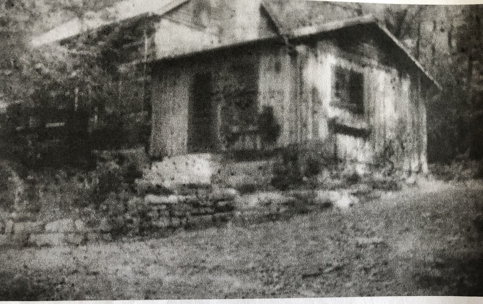 Marion's cabin in Winchester, Tennessee, where Robert and Christine spent their honeymoon