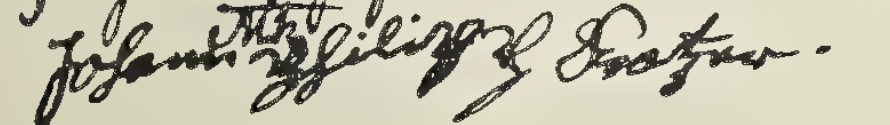 Johann Philipp Kratzer’s handwritten signature in German script, 1737